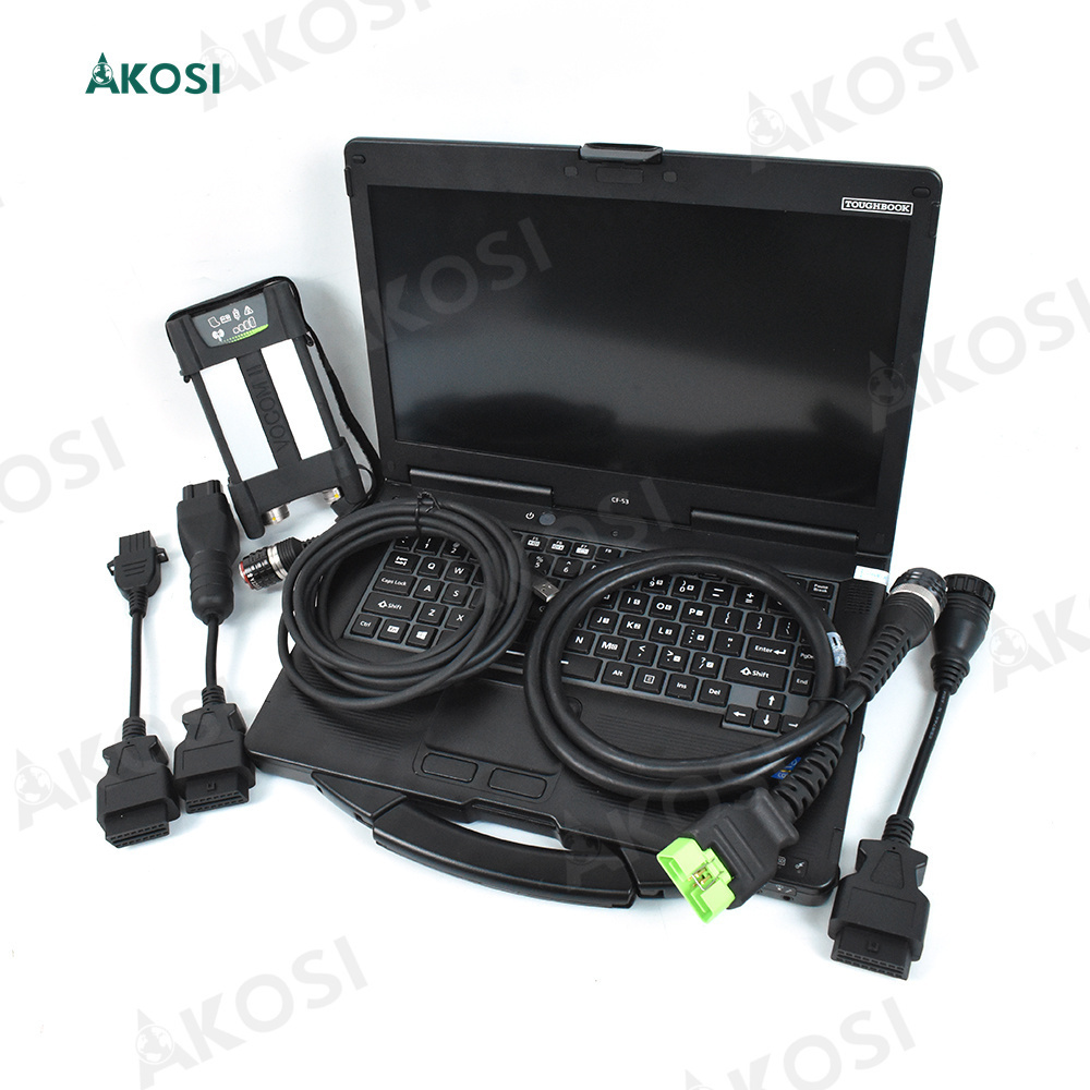 Original For VOCOM II Vocom2 88894000 Heavy Duty Truck Diagnostic Tool with 2.8.150 VOCOM II and CF53 laptop