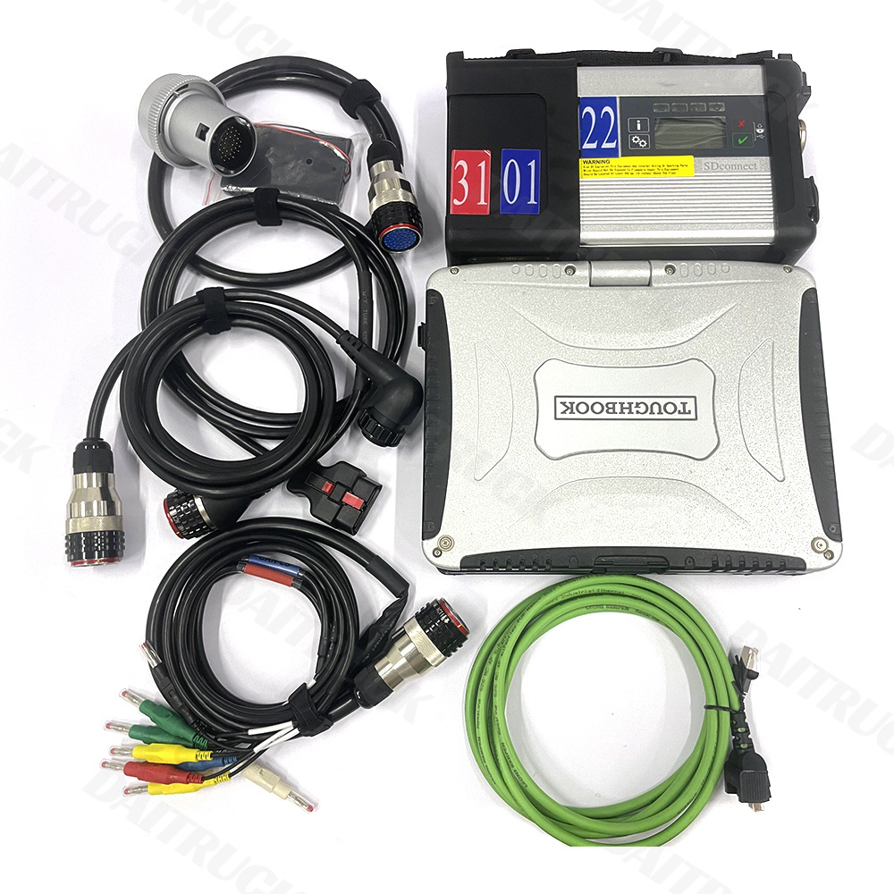 2024 MB star c5 sd connect C5 Wifi PK C4 Multiplexer xentry das wis epc Compact 5 For benz truck car diagnostic tool+CF19 laptop