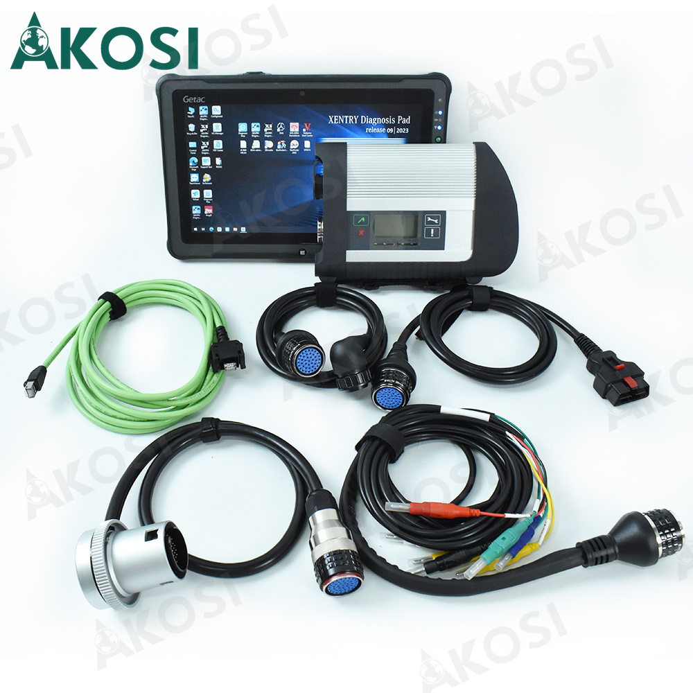 Ready to use F110 tablet+Full Chip MB STAR C4 SD Connect Compact C4 Car truck software Mb star Multiplexer Diagnostic Tool