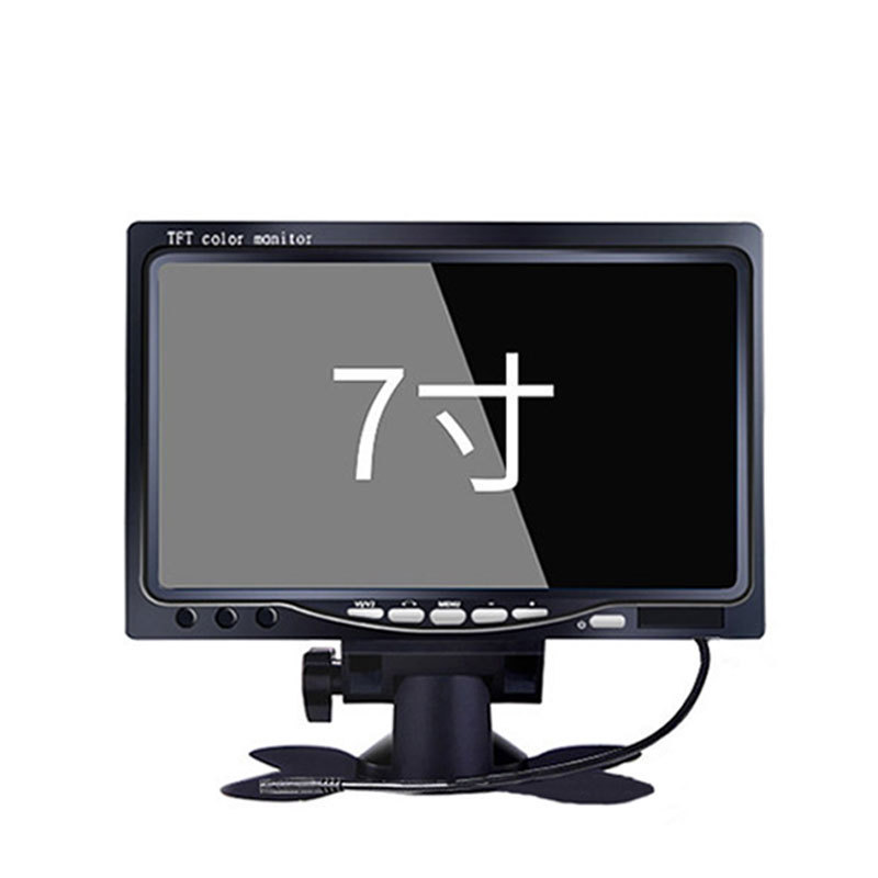 7inch universal two ways Av input desktop car tv display 701 monitor