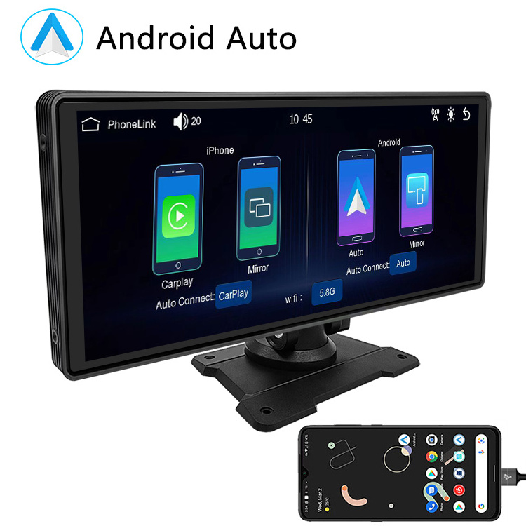 9.3inch 10.26inch wireless carplay universal portable car dvd player android auto car stereo player