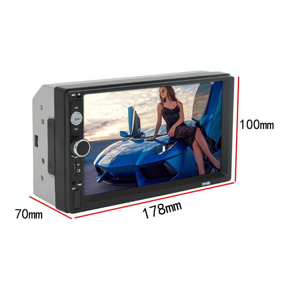 12 V 7 inch car dvd player 480 * 800 IPS AVI car radio stereo video MP4 MP5 tv Android car monitor