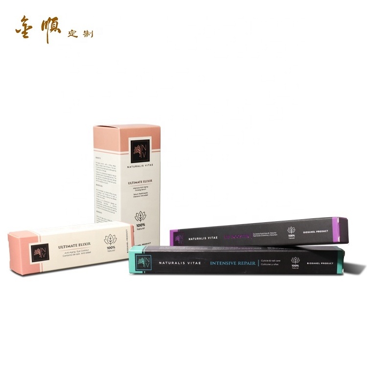 custom  biodegradable eco-friendly matte packaging box  art paper tuck color box for medicament pharmaceutical