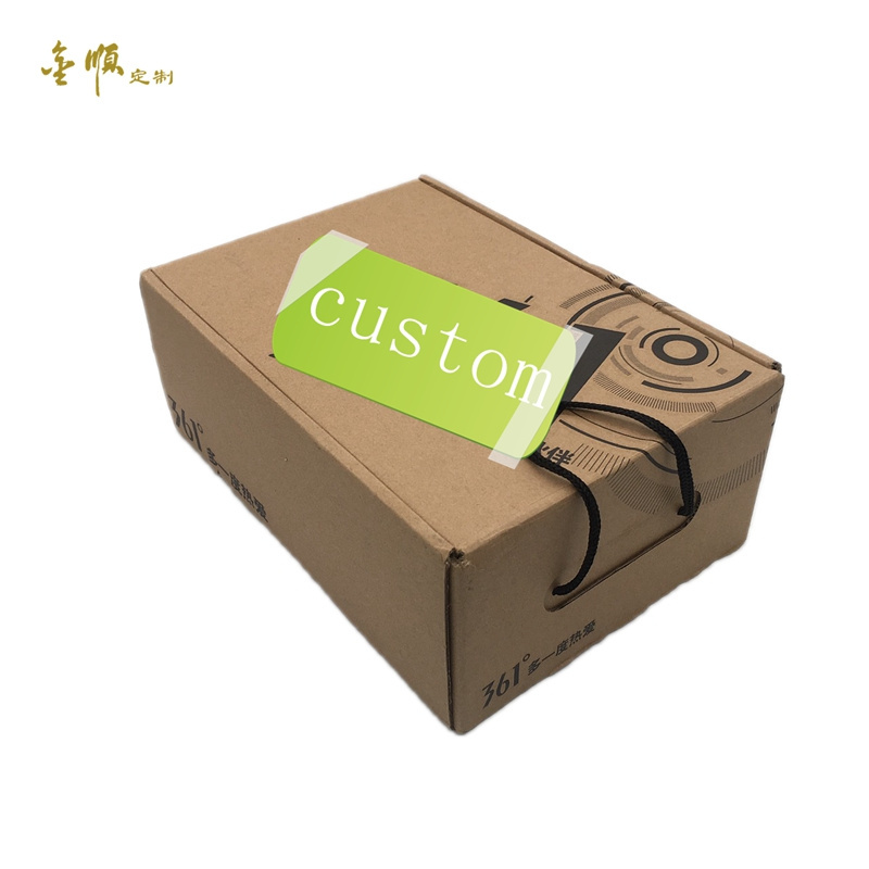 custom biodegradable  corrugated paper packaging box for Slipper  Beach shoes  Sandals  leather shoes