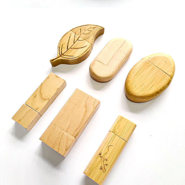 OEM Factory Custom Logo 128GB Wooden USB 2.0 3.0 64GB 16GB 4GB Portable Wood USB Flash Drive