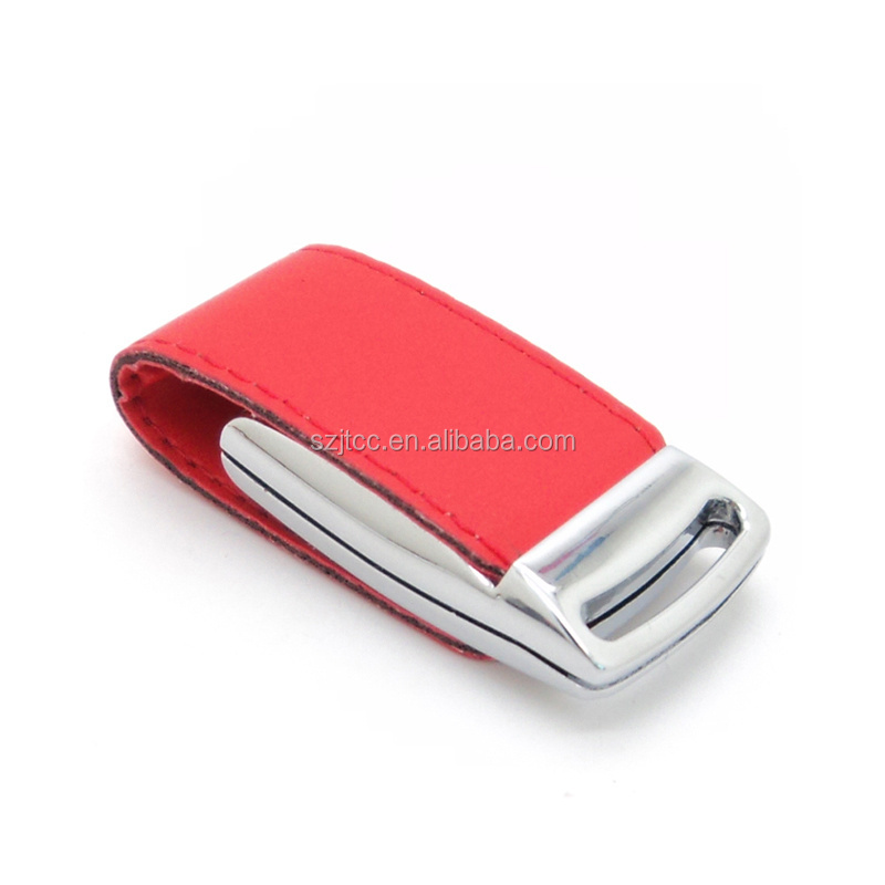 Wholesale Leather USB Flash Drive 128gb 64gb 32gb Pendrive 2.0  laptop computer USB Flash