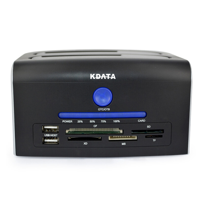 New product 2.5 sata HDD docking station for both 2.5 and 3.5 dual bay USB3.0 dock case