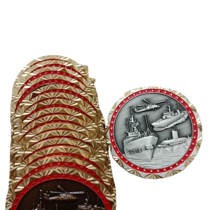 Professional customization of various styles of commemorative coins, MEDALS, trophies plaque advanced car flower craft