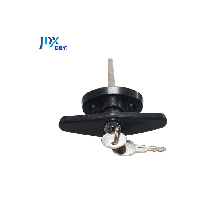 Customization Silver 104mm Canopy Automatic Sectional Garage Door T-Handle Lock for Garage Door