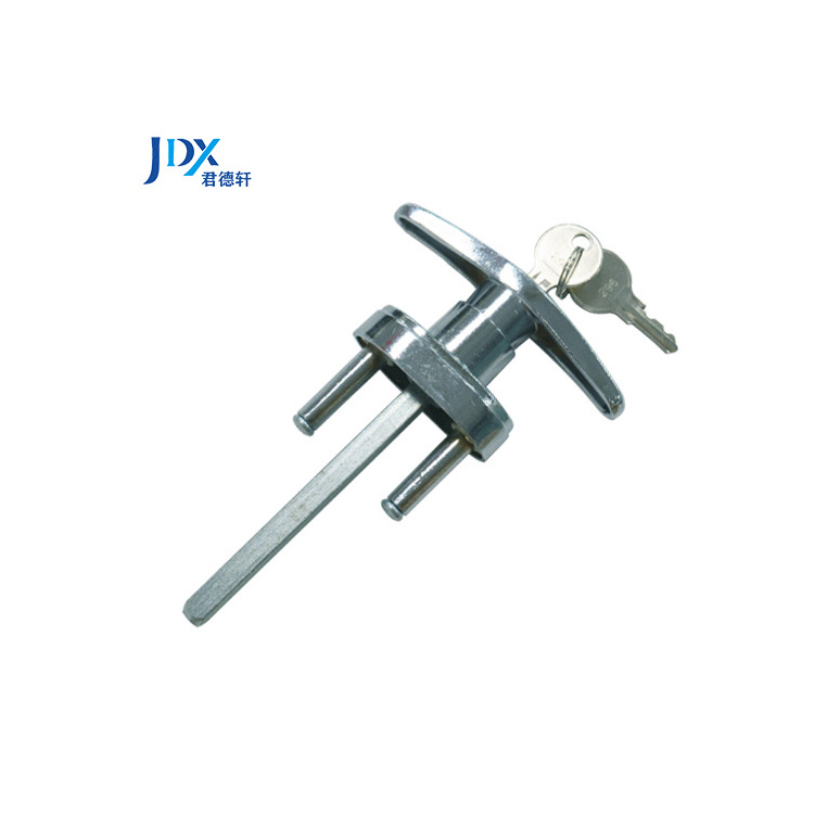 Customization Silver 104mm Canopy Automatic Sectional Garage Door T-Handle Lock for Garage Door