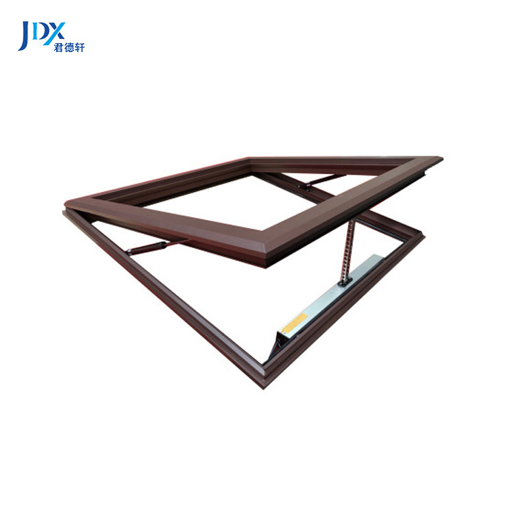 Self Opening Aluminum Toilet Awning Roof Windows House Laminated Glass Skylights Flat Glass Pvc Skylight Window