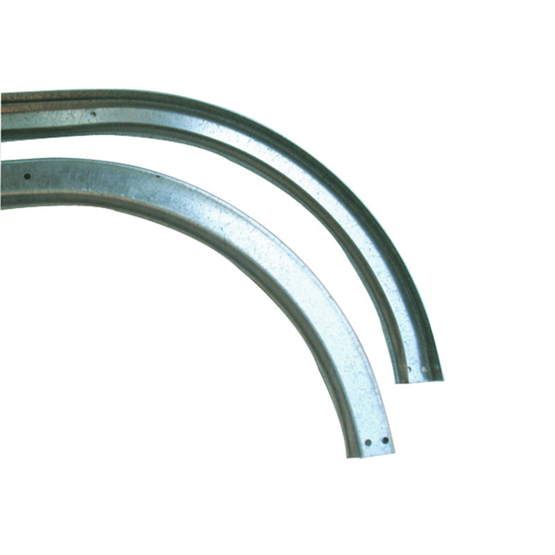 Professional Manufacture 3' 2 3 Inch Steel Curved Garage Door Track and Roller for Sliding Door System