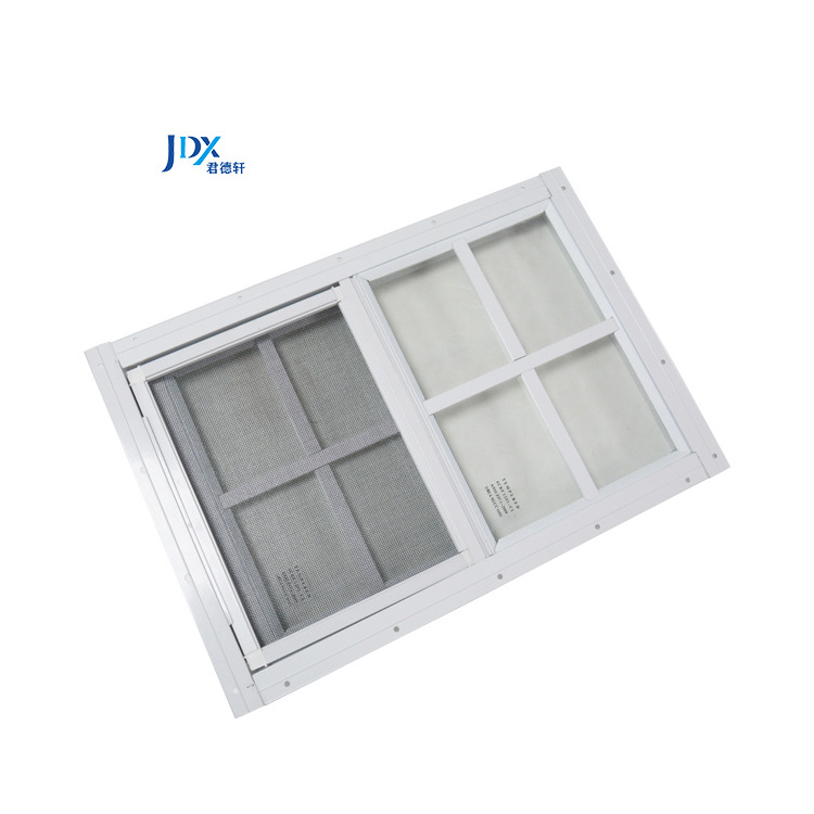 Vertical Opening Aluminum Windows Flush Mount Vinyl Storm Window 24x36 Side Aluminium Top Hung Glass Single-hung Windows