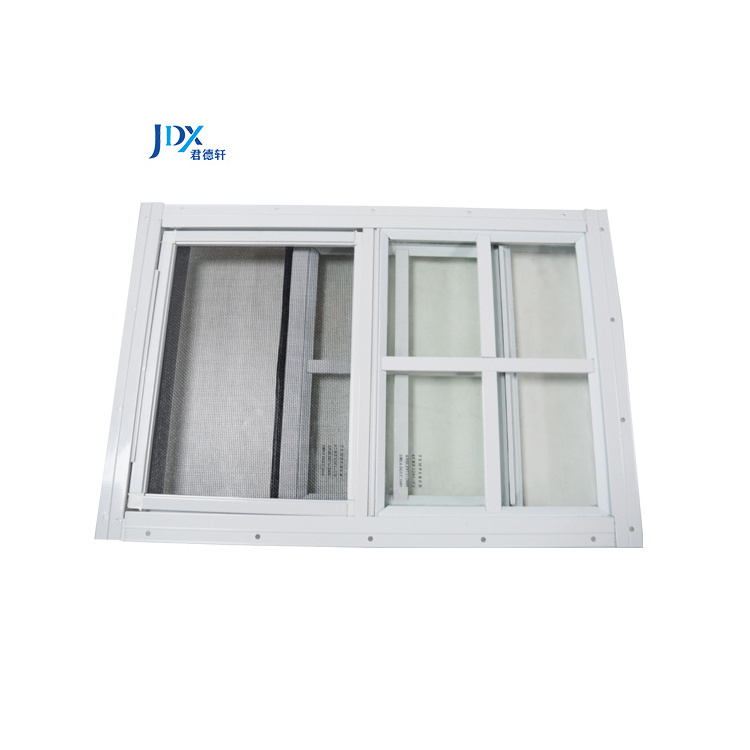 Vertical Opening Aluminum Windows Flush Mount Vinyl Storm Window 24x36 Side Aluminium Top Hung Glass Single-hung Windows