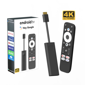 2023 Hot Sale Google Certified 4K Android TV Stick Dual Wifi 2.4G/5G Android 11 TV Stick Google TV Box