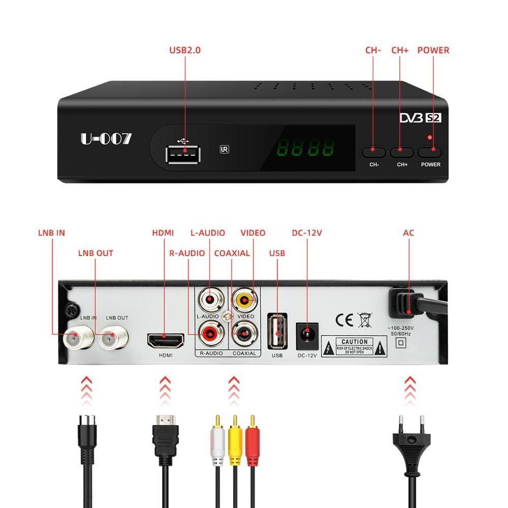 DVB S2 S2X Satellite Receiver Combo DVB T2 tv twin tuner support cccam Europe play satellite tv receptor dvb s2 set top box