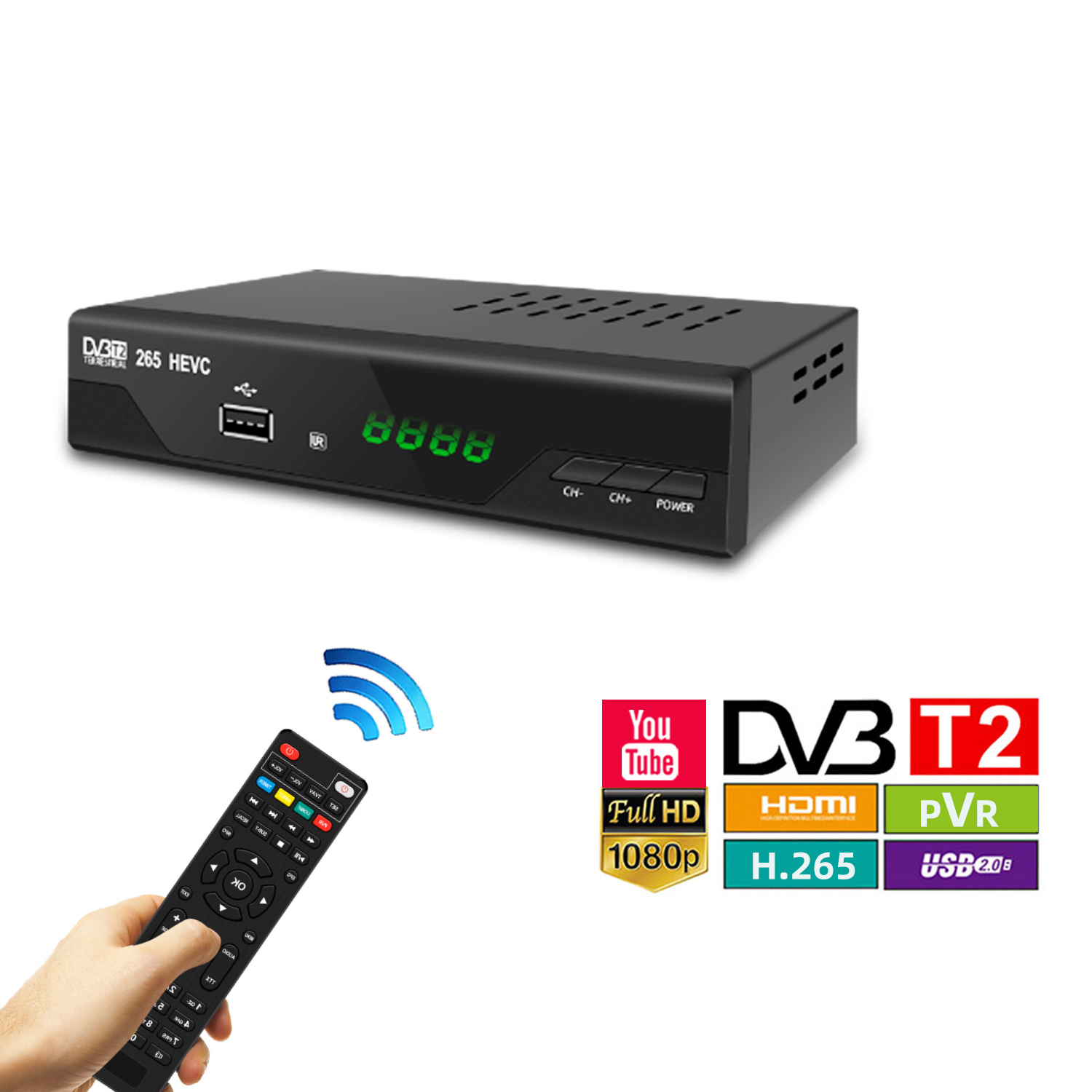 Cheap model italian decoder digital terrestrial twin tuner dvbt2 receiver for Italy  smart tv set top box