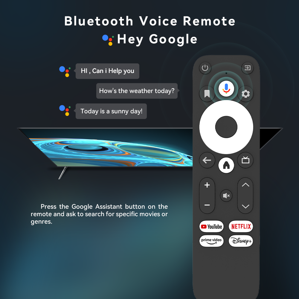 Global Version 4K HDR Streaming Media Player TV Stick Ultra HD 2G 16G WIFI Google Assistant BT Remote ATV Android TV Box