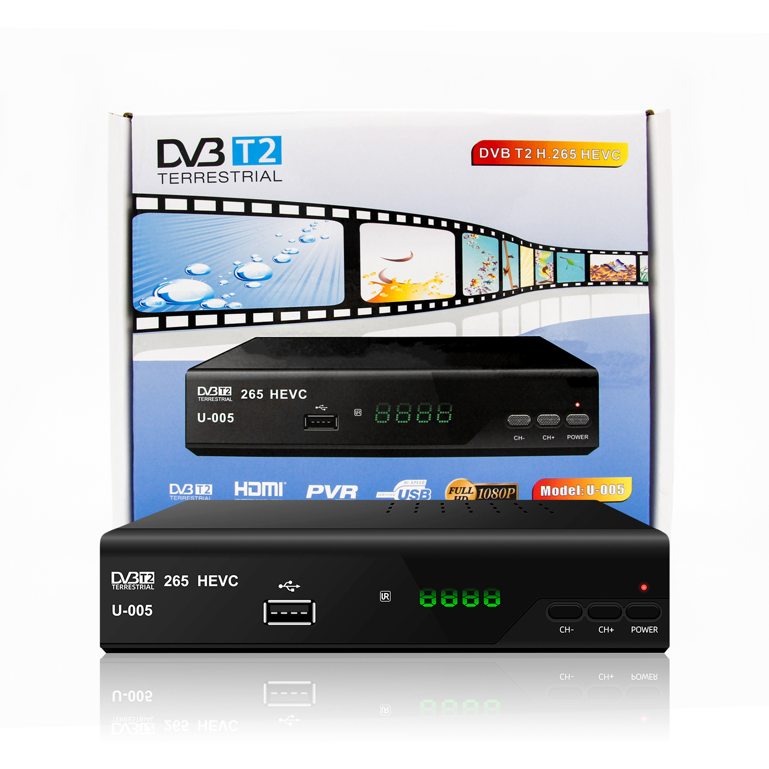 Hot Selling set top box factory Hot Popular wifi  HDTV dvb-t2 decoder dvb-t2 stb t2 tuner for Poland Italy