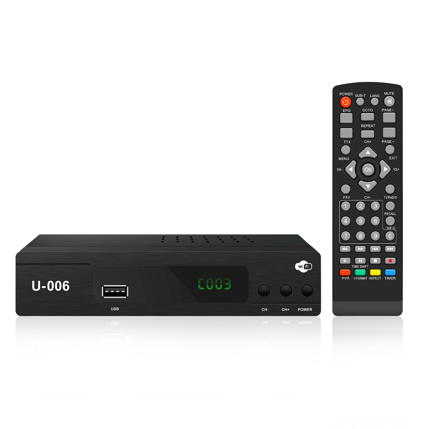 ISDB-T Digital TV BOX TV Plus With Antenna Home Media Player Philippine South America