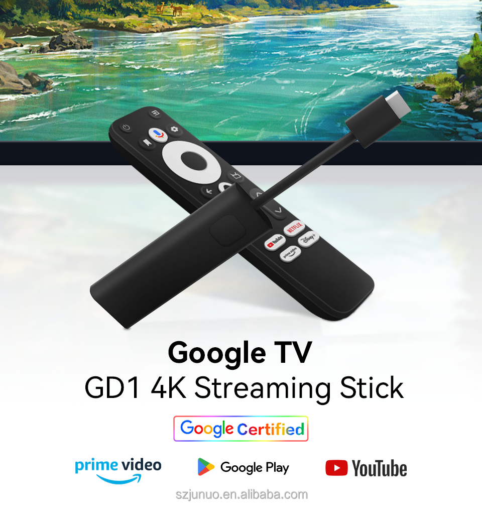 Global Version 4K HDR Streaming Media Player TV Stick Ultra HD 2G 16G WIFI Google Assistant BT Remote ATV Android TV Box