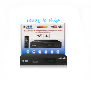 ISDB-T Digital TV BOX TV Plus With Antenna Home Media Player Philippine South America