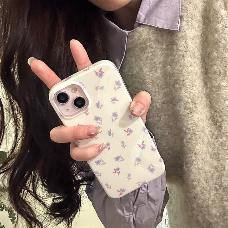 Flower Mobile Phone Case With Earphone Case For Airpods Pro2 3 iPhone 15 Max 14 13 11 12 plus Case Set Custom Design