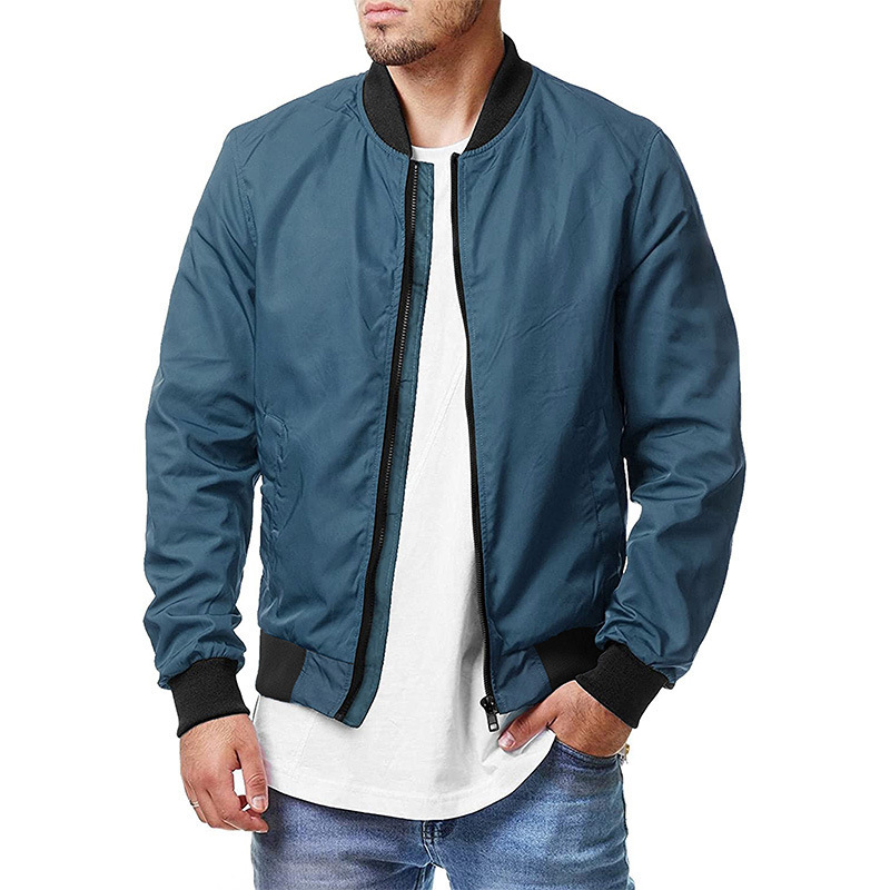 New Design Custom Casual Style Plus Size Blank College Baseball Men's Jacket Winter Warm Letterman Bomber Coat