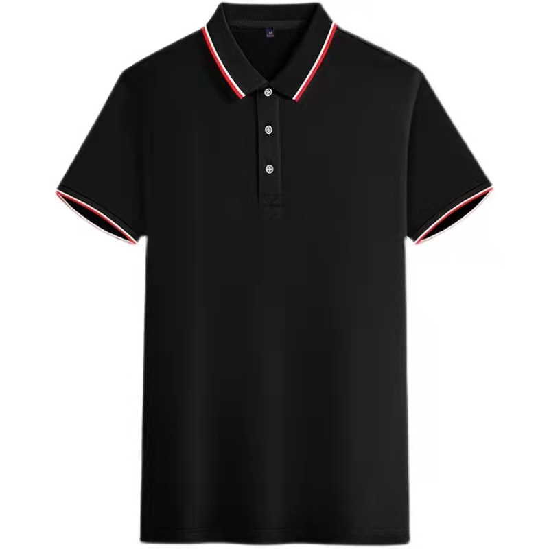 Elastic T-shirts Men's Polo Shirts Quick Qry Golf Urban Club Designers Customize Big Size Summer Casual Print Pattern Knitted