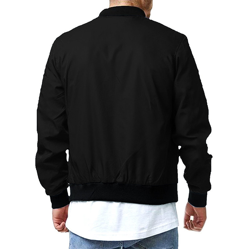 New Design Custom Casual Style Plus Size Blank College Baseball Men's Jacket Winter Warm Letterman Bomber Coat