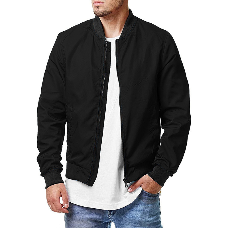 New Design Custom Casual Style Plus Size Blank College Baseball Men's Jacket Winter Warm Letterman Bomber Coat