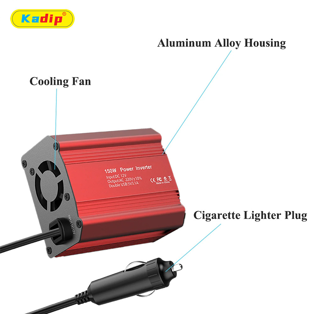 car inverter 150w power 12v 220v for lighter