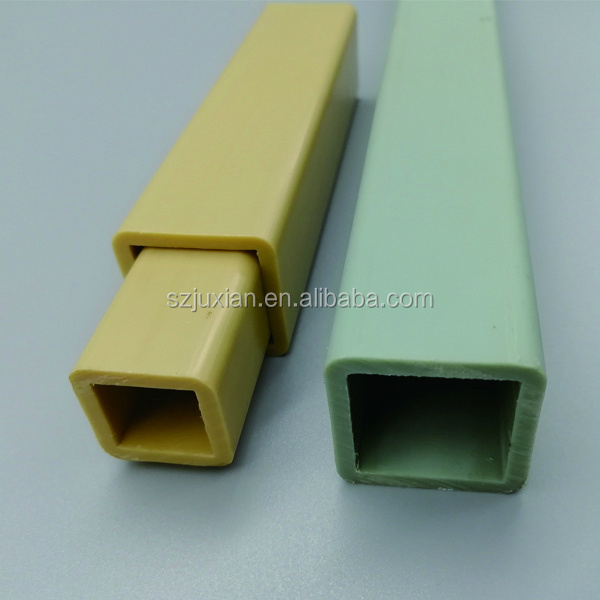 Flame retarded PVC plastic square tube anti-UV Rectangular pvc tube