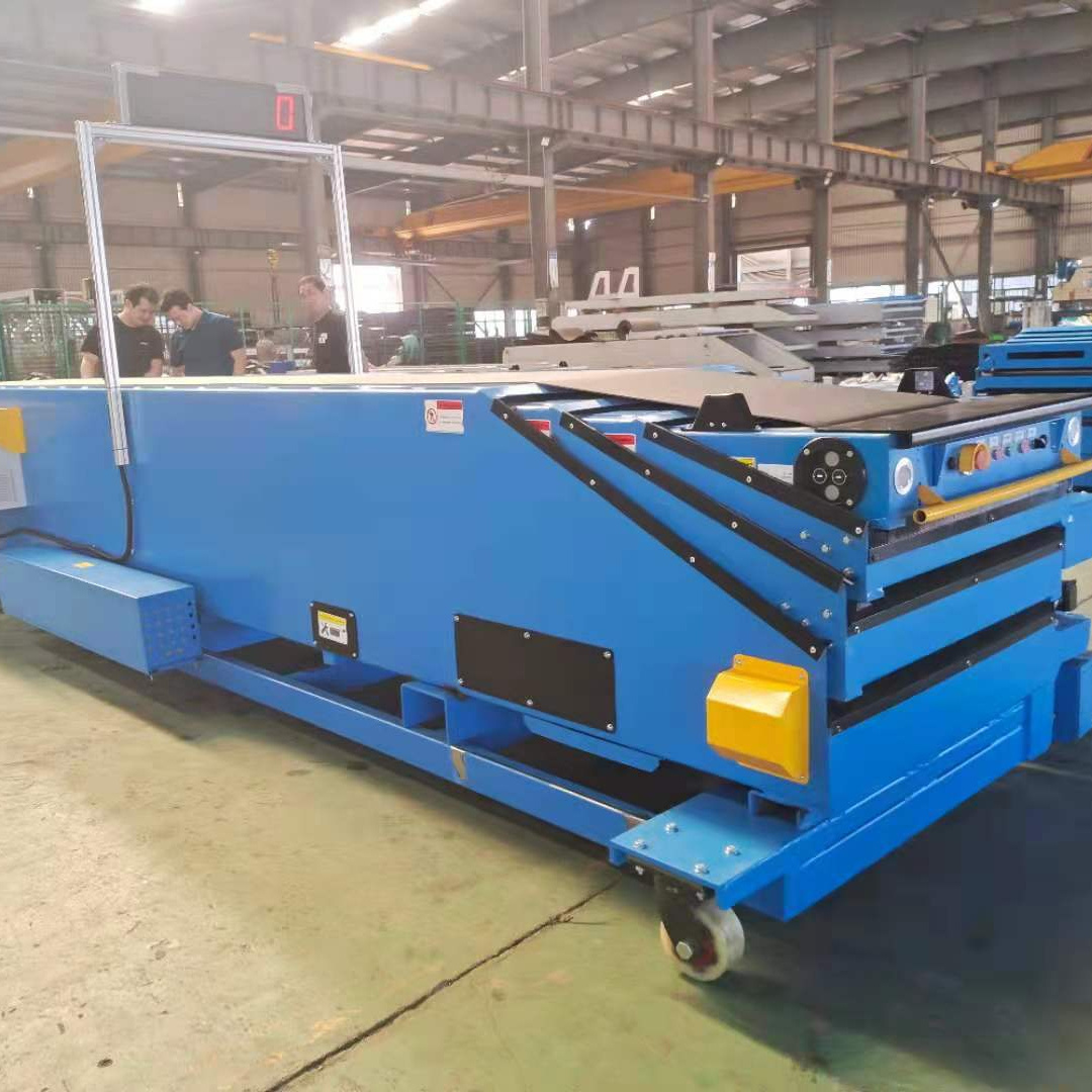 Customization Unloading System Motorized Movable Truck loading Belt Conveyor With Counter