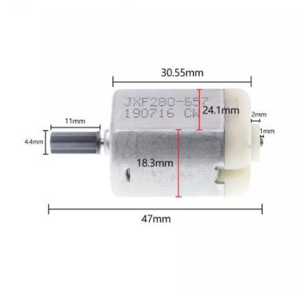 F280 electric micro dc motor 12v 24v motor for car