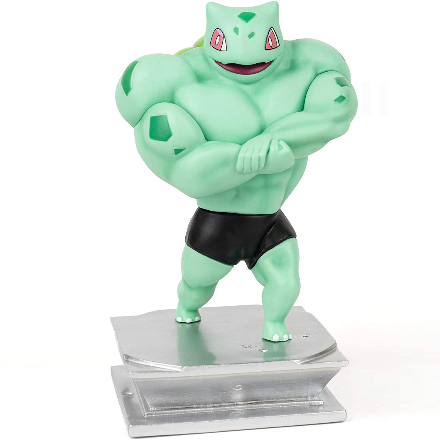 Anime Action Figure GK Bulbasaur Figure Statue Figurine Bodybuilding Series Collection Birthday Gifts PVC