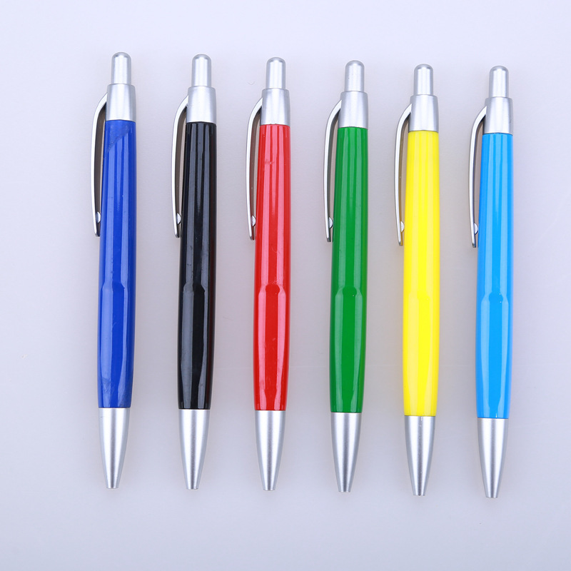 Hot sale Ballpoint Pens with Logo Advertising Ballpen Promotional Custom Recycled Plastic Sports Retractable Normal 7.2g