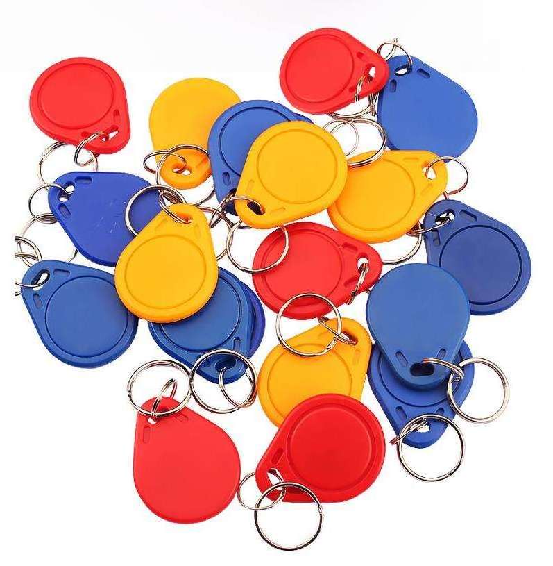 RFID Card Key Chain EM MF 125KHz 13.56MHz Keyfob for Access Control & Time Attendance