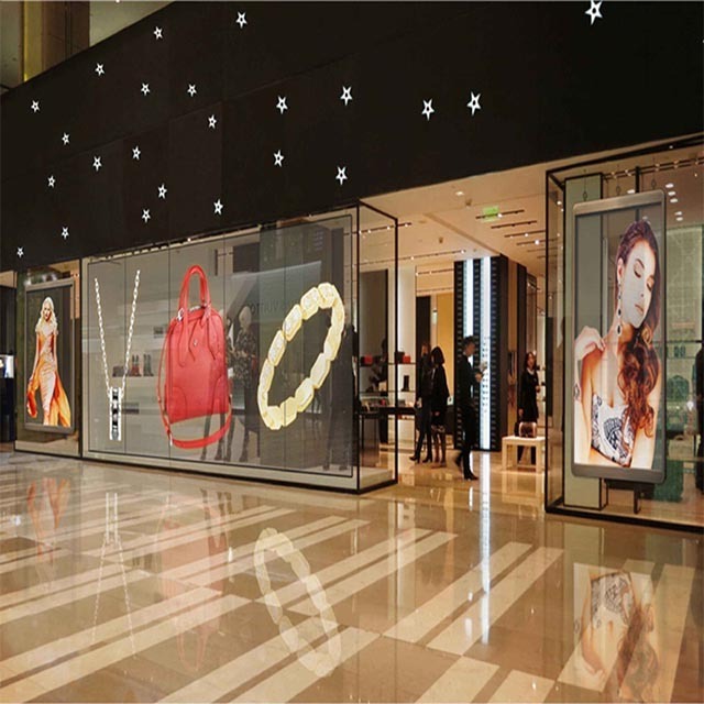 Store Window Advertising Led Display Transparent Led Screen Pantalla Led Transparente Glass Led Screens