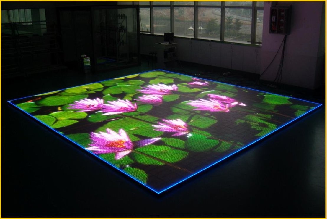 Interactive Indoor P3.91 P4.81 LED Floor Screen with Radar Sensor LED Screen Floor