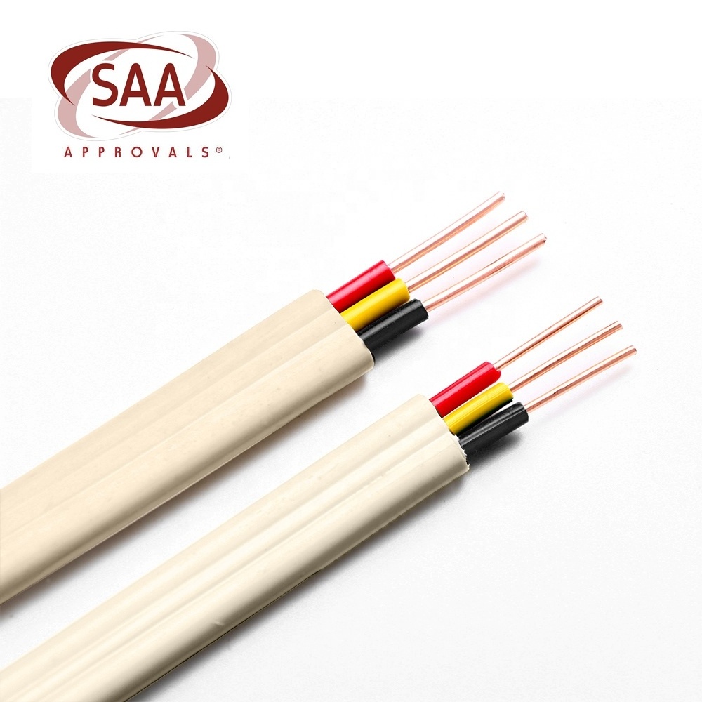 SAA Approval 2 3 5 Core 2.5mm TPS Twin Flat Cable Wire and Earth Wire