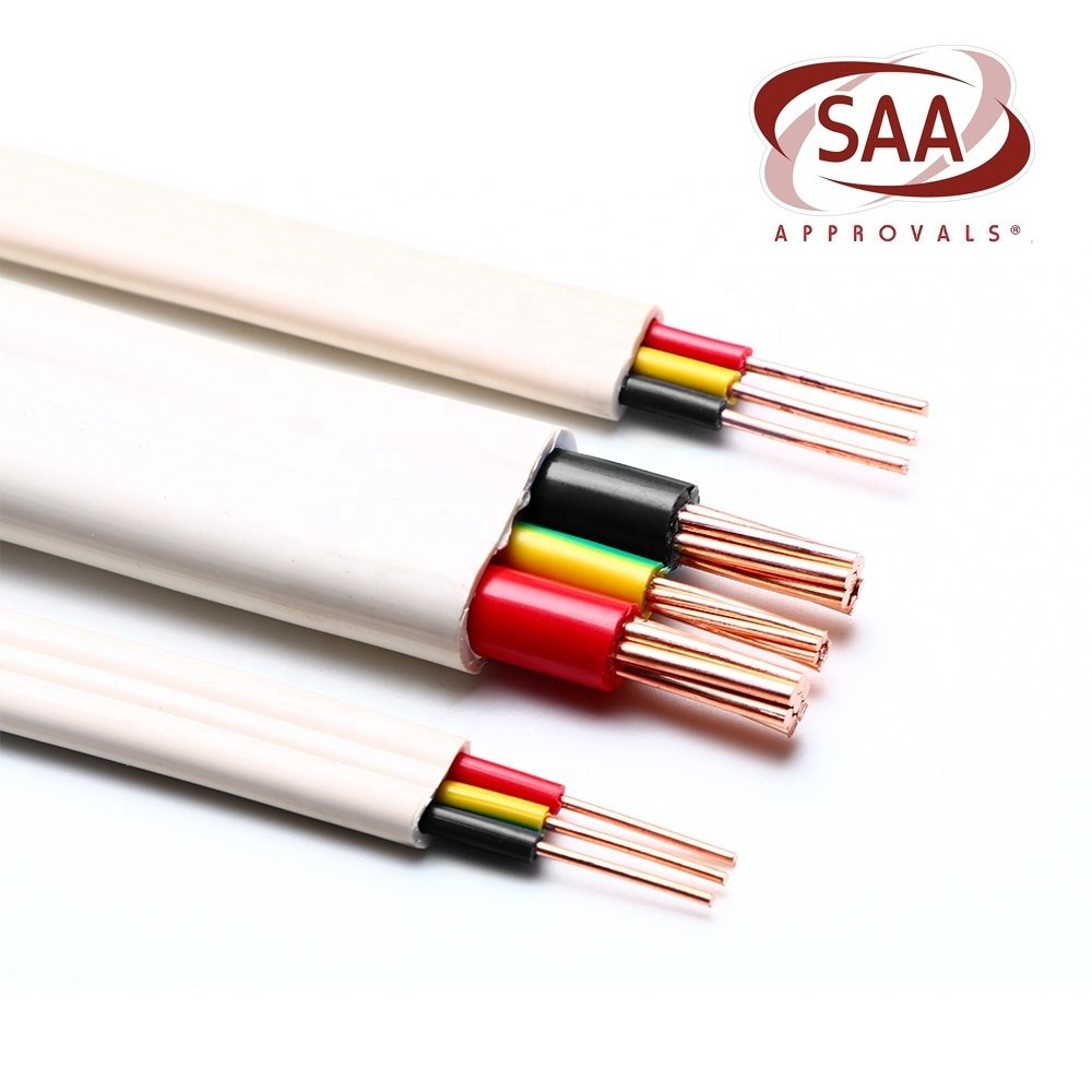 SAA Approval 2 3 5 Core 2.5mm TPS Twin Flat Cable Wire and Earth Wire