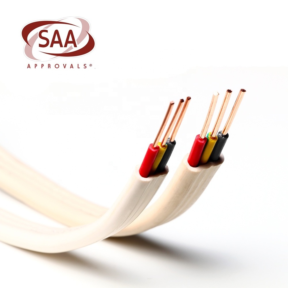 SAA Approval 2 3 5 Core 2.5mm TPS Twin Flat Cable Wire and Earth Wire