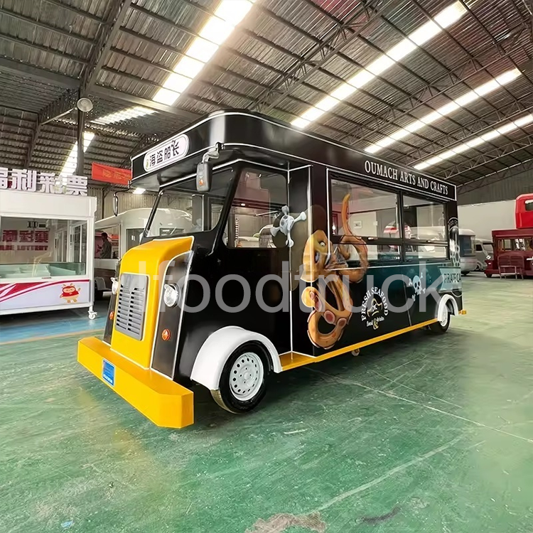 Hot Drinks Mobile Pizza Fast Food Truck Franchise Food Truck Ice Cream Food Dining Car For Sale