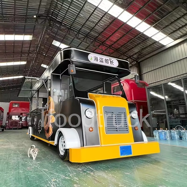 Hot Drinks Mobile Pizza Fast Food Truck Franchise Food Truck Ice Cream Food Dining Car For Sale