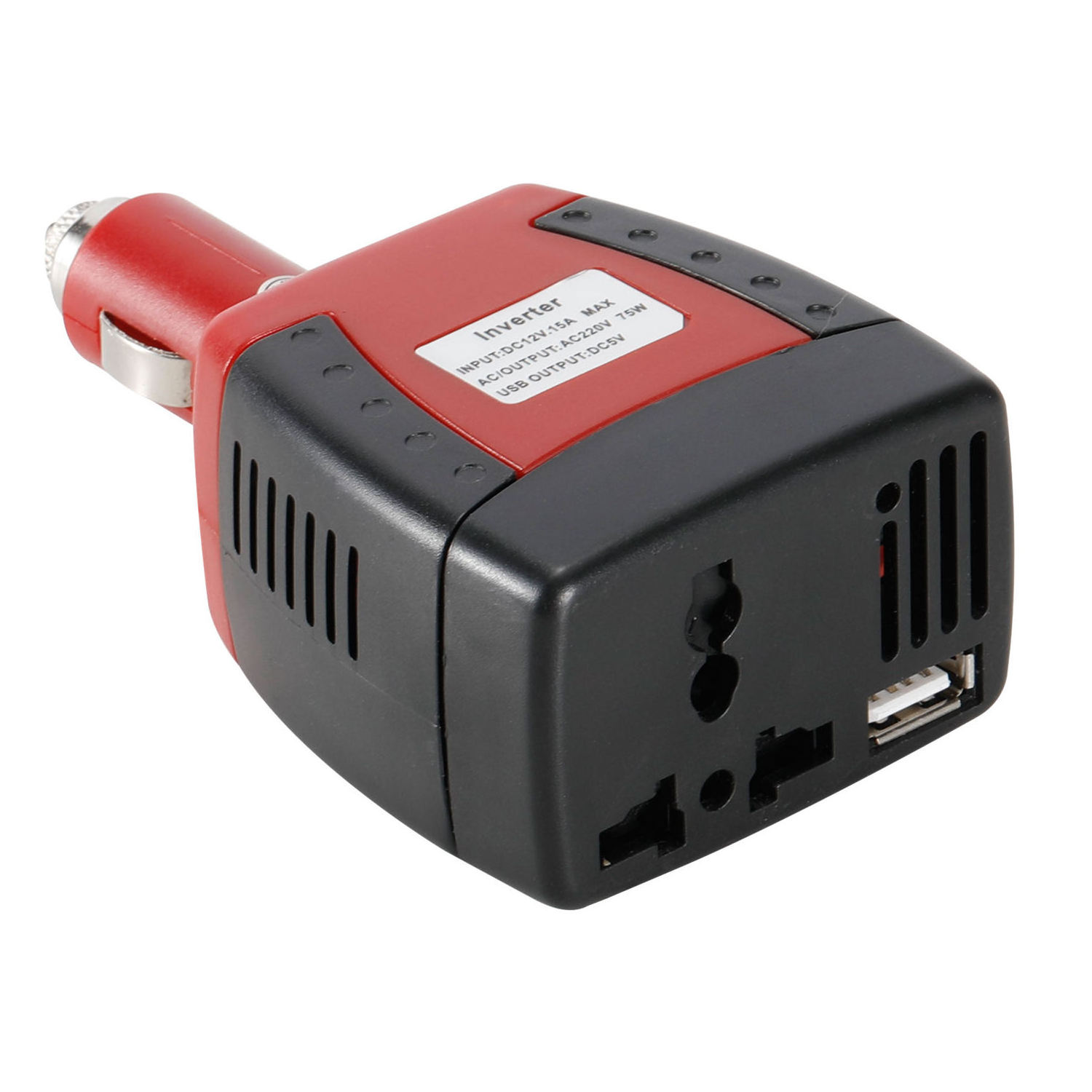 75W 150W Car cigarette lighter DC12V to AC 110V 220V with USB power supply inverter for car motorcycles