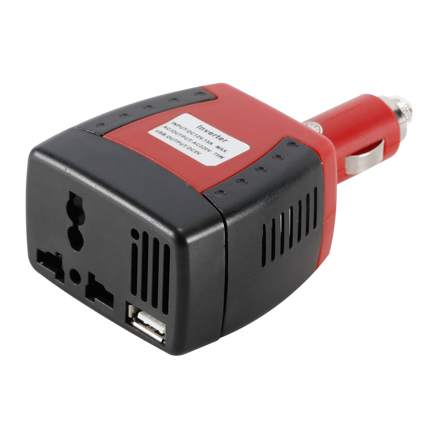 75W 150W Car cigarette lighter DC12V to AC 110V 220V with USB power supply inverter for car motorcycles