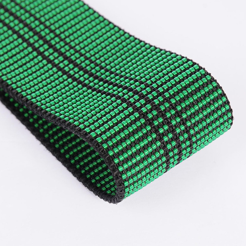 E02 High Quality Heavy Tenacity Wholesale Belt Knitted Webbing Stripe Elastic Band For Sofa