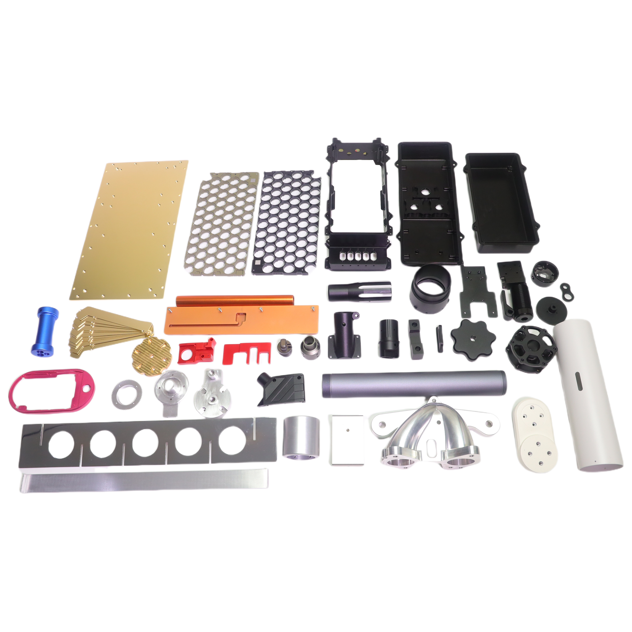 KAIERWO Manufacturer Precision Customized CNC Machined Color Anodized Aluminum Components