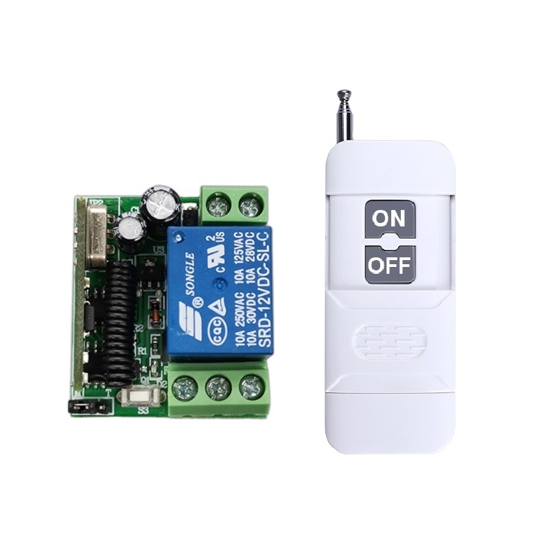 Recommend 12V mini relay wireless remote control switch 433MHz RF remote control switch